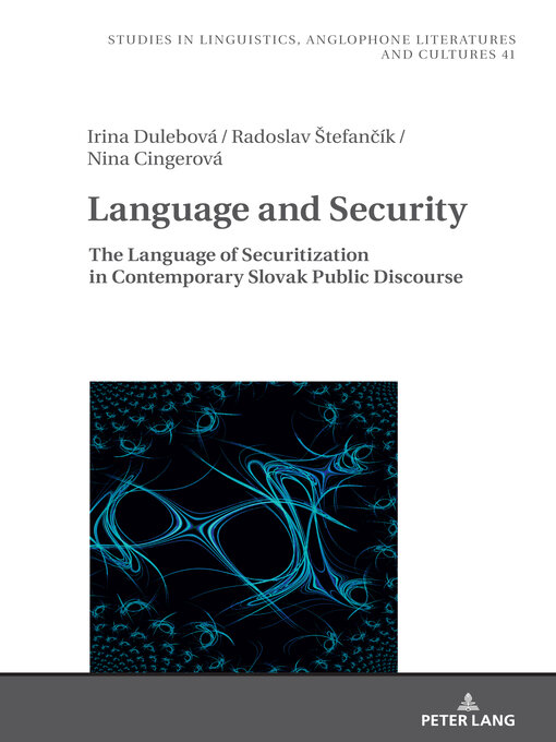 Title details for Language and Security by Adela Bohmerova - Available